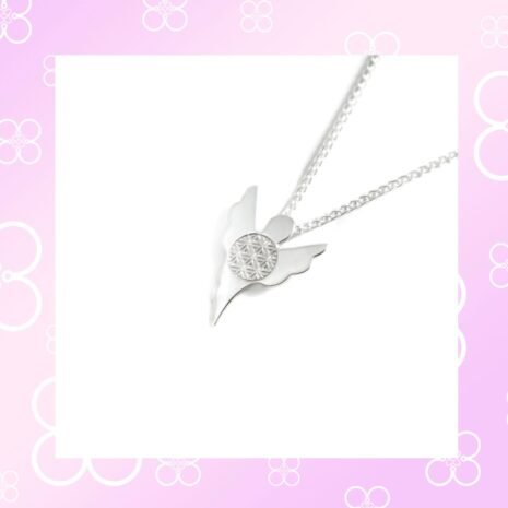 Collana-angelo-piccolo-in-argento-naturale-di-Synergos Collana angelo piccolo in argento naturale di Synergos