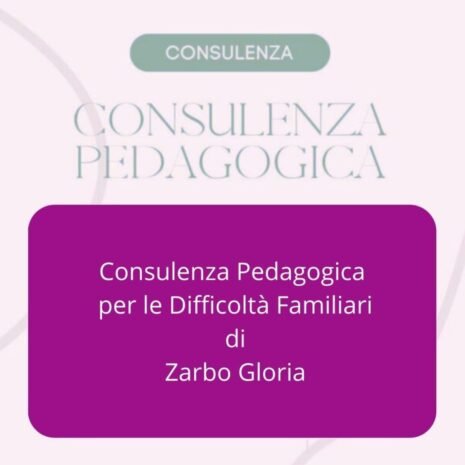 Consulenza Pedagogica per la Gestione delle Risorse Umane Pedagogista Zarbo Gloria