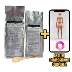 Tisana DUO BASE ERBE + ANALISI COMPOSIZIONE CORPOREA E ASSISTENZA WHATSAPP – SPEDIZIONE GRATUITA