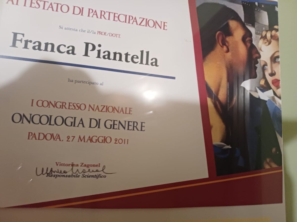 Non ho un’attività, sono un’esperta in pari opportunità e mi piace informarmi su quello che fanno le donne