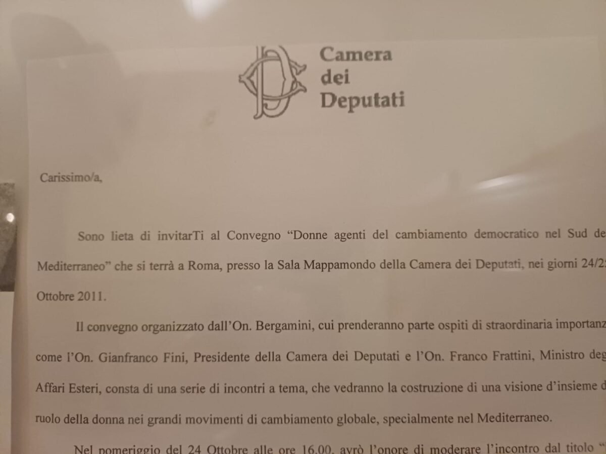 Non ho un’attività, sono un’esperta in pari opportunità e mi piace informarmi su quello che fanno le donne